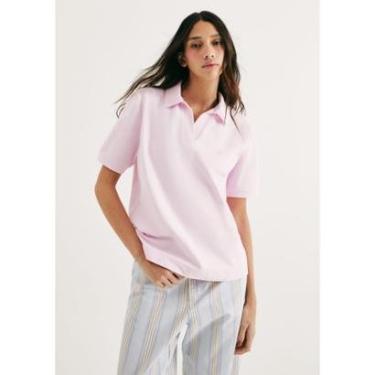 Imagem de Camisa Polo Feminina Regular Piquet-Feminino