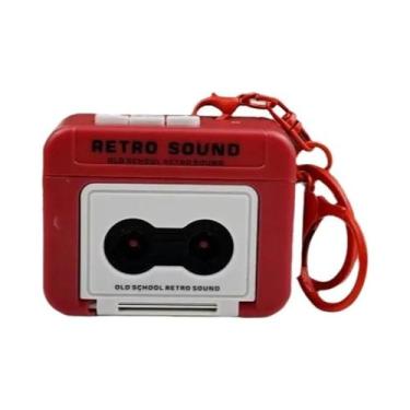 Imagem de Chaveiro Retro Em Forma De Gravador De Fita, Mini Caixa De Música, Orn