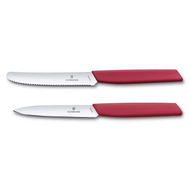 Imagem de Conjunto Facas Victorinox Swiss Modern Edição Limitada - 2 Unidades - Vermelha - 6.9096...