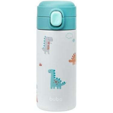Imagem de Copo Térmico Buba Parede Dupla Magic Dino Verde-Masculino