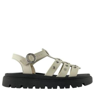 Imagem de Sandália Feminina Moleca Plataforma Com Fivela 5504115-Feminino