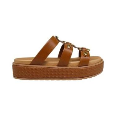 Imagem de Sandália Tamanco Feminino Sola Média Confortável Ramarim 2543201-Feminino