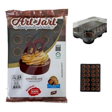 Imagem de Base Torta Art Tart Chocolate 4 Cm, Com 24 Unid.