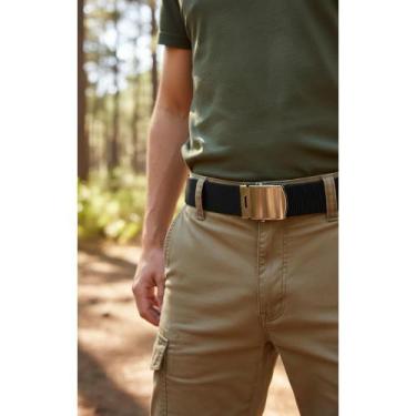 Imagem de Cinto Nylon Tático Ajustável 3,5cm - Preto Resistente - Congratulation