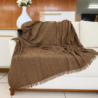 Imagem de Manta p/ Sofá 3,00 x 1,80 m Artesanal King Size Gigante 2 ou 3 Lugares