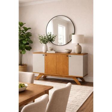 Imagem de Buffet 4 portas retrô 1gaveta América 1,50m Arbo Design