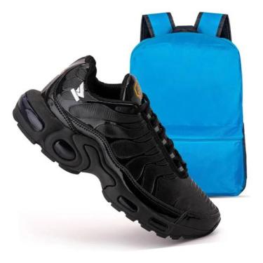 Imagem de Kit tenis masculino esportivo leve urban street mochila casual versati
