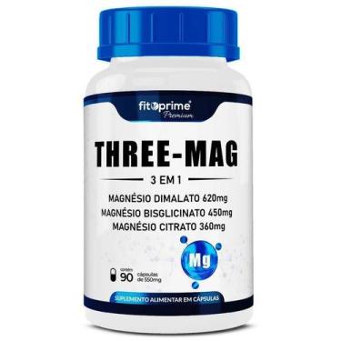 Imagem de Three Mag Blend De Magnésio Malato Glicina Citrato 90 Cápsulas - FitoP