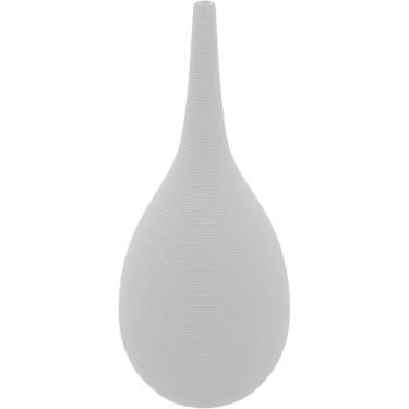 Imagem de VASO DECORATIVO ENFEITE PLANTA CERÂMICA 15x15x15cm BRANCO