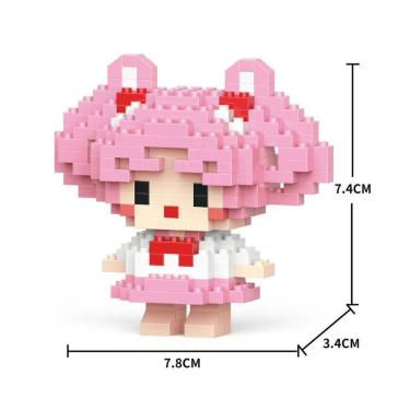 Imagem de Brinquedo Blocos de Montar Infantil W2601-24 Educativo com Animais em Plástico ABS Ecol...