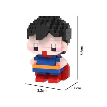 Imagem de Brinquedo Blocos de Montar Infantil Q5045 Educativo Tema Animais Plástico ABS Ecológico...