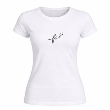 Imagem de Camiseta Baby Look 100% Algodão Católica Estampa em DTF EI-2629 - EIS 