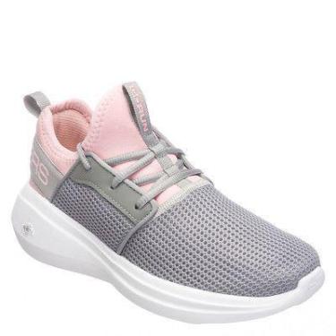 Imagem de Tenis Feminino Skechers Go Run Fast 15103, 35, Cinza, Rosa