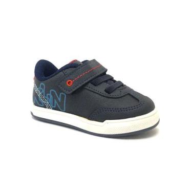 Imagem de Sapato/Tenis Infantil Klin Casual Flyer Baby 166161, Marinho, Vermelho