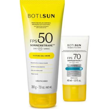 Imagem de Combo Boti.Sun: Protetor Solar Gel Creme FPS 50 200g + Protetor Solar 