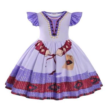 Imagem de Fantasia Infantil Menina Princesa Asha Filme - HKL, 10