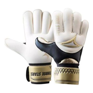 Imagem de Luva Goleiro Campo Three Stars Gold Profissional, Gold, Palmabranca, P