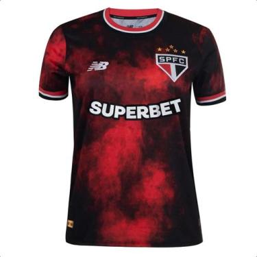 Imagem de Camiseta feminina são paulo nb comemorativa 24/25 torcedor - New Balan