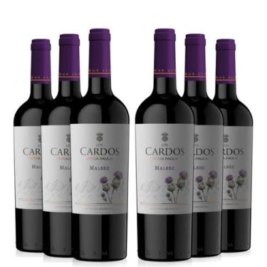 Imagem de KIT 6 Vinho Tinto Argentino Los Cardos Malbec, 6x750ml