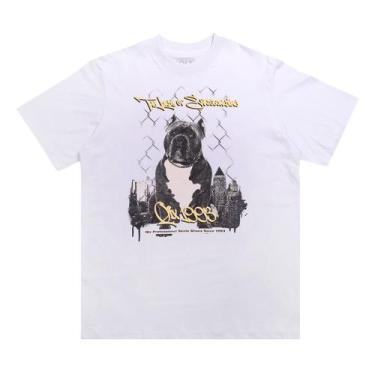 Imagem de CAMISETA QIX STREET SKATE DOG Cor:BrancoTamanho:G3, Branco, G3