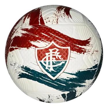 Imagem de Bola de Futebol de Campo Fluminense 05 Dualt Cor:Branco+Vermelho+Verde