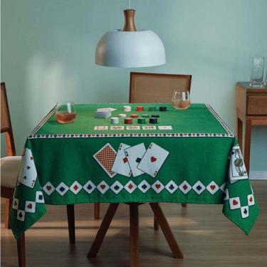 Imagem de Toalha de Mesa Baralho Aveludada Quadrada 1,50X1,50m - Lepper