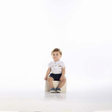 Imagem de Conjunto Bebê Menino - Branco - 52170-3 - Pulla Bulla, M, Branco