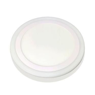 Imagem de Luminária painel led dual color 18w+6w sobrepor redondo - TASCHIBRA