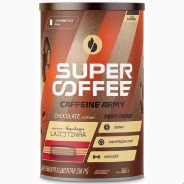 Imagem de Café Super Coffee 3.0 Economic Size 380g Caffeine Army, Chocolate Lajo