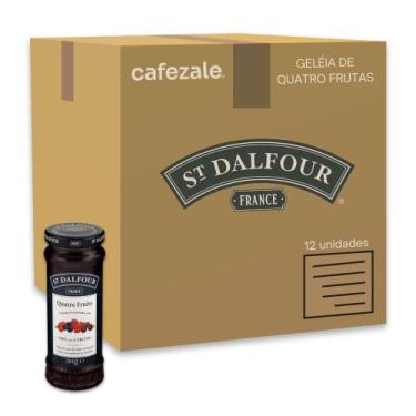 Imagem de Geleia Francesa St. Dalfour Quatre Fruits Kit 12un 284g, St. Dalfour