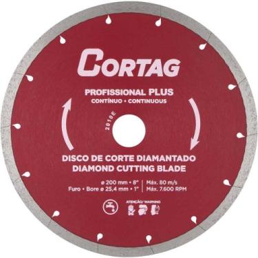 Imagem de Disco de Corte Diamantado, 200 mm, Profissional Plus, Cortag OstenVond