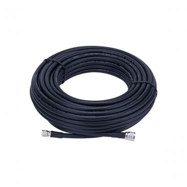 Imagem de Cabo de Descida Proeletronic RGC213 20M para Celular Fixo com Baixa Atenuação e Conectores N e TNC 20M