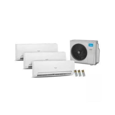 Imagem de Ar Condicionado Multisplit HW Inverter 36.000 Btu (1x Evap 9.000 + 2x Evap 12.000 + 1x Evap 18.000)QF 220v 42AGMSB09M