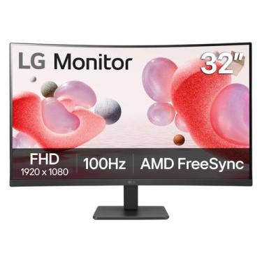 Imagem de Monitor LG 32MR50C-B 32" Full HD Curvo 100Hz HDMI D-SUB - Preto