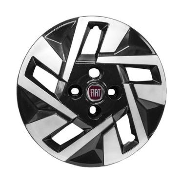 Imagem de Calota Aro 14 Espotiva Fiat Mobi Argo Cronos 2017/. - GRID, Vermelho