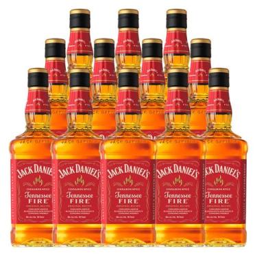 Imagem de Whisky de Canela Jack Daniel's Fire 700ml 12 Unidades
