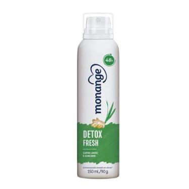 Imagem de Desodorante Monange Aerosol 150ml Detox Fresh - Proteção 48 Horas