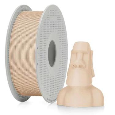 Imagem de Filamento Para Impressora 3D Bambu Lab PLA Lite 1,75mm Bege Matte 7295