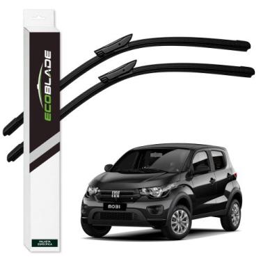 Imagem de Par Palhetas Ecoblade Limpador Parabrisa Alta Durabilidade, Fiat Mobi 