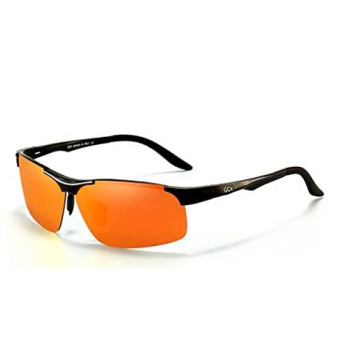 Imagem de Óculos de Sol Esportivo de Alumínio Condução GCV Ultraleve Polarizado com Proteção Uv400 (C5)