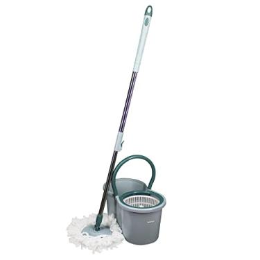Imagem de Rayco - Mop Giratório com Cesto Plastico 12L e 2 Refis Limpa e Seca