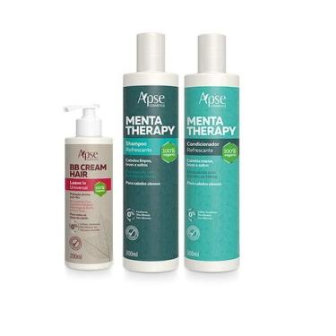 Imagem de Apse Menta Therapy Shampoo E Condicionador + Bb Cream - Apse Cosmetics