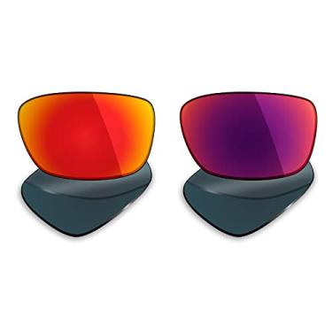Imagem de 2 pares de lentes polarizadas de substituição da Mryok para óculos de sol Oakley Drop Point – Opções