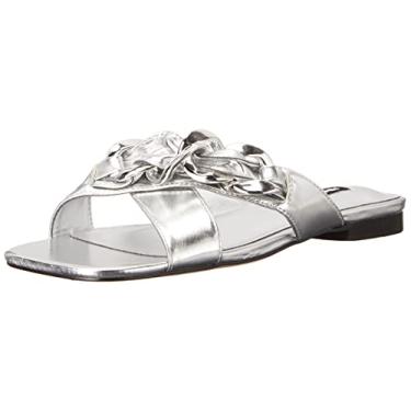 Imagem de NINE WEST Sandália Feminina Misty, Prata, 6