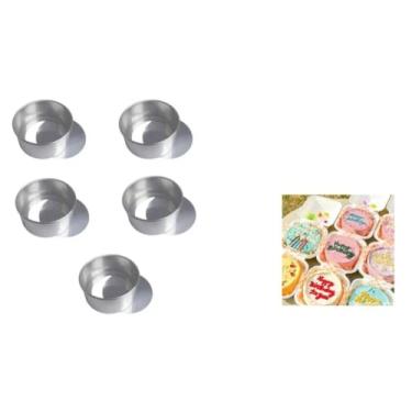 Imagem de Kit 5 Formas Para Bolo Bentô Cake Fundo Falso/Removível