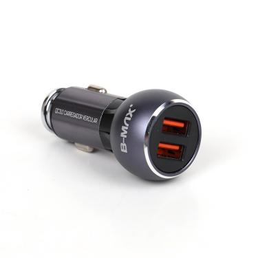 Imagem de Carregador Veicular Turbo 2portas Usb Qualcom Q. C 3.0 C/cabo