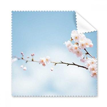 Imagem de Pano de limpeza para tela de telefone com flor de ameixa azul céu nuvens 5 peças