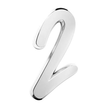 Imagem de Número Residencial Para Casa 2 Espelhado 3D 22cm