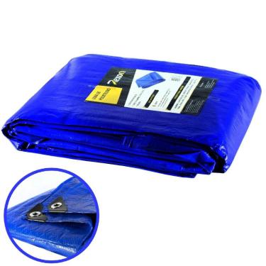 Imagem de Lona Carreteiro 100 Micras Leve 6 x 8 Metros Azul APM7020021 REXON