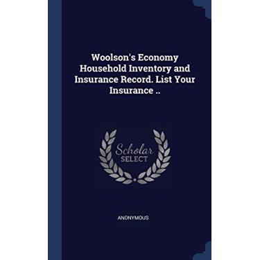 Imagem de Woolson's Economy Household Inventory and Insurance Record. List Your Insurance ..